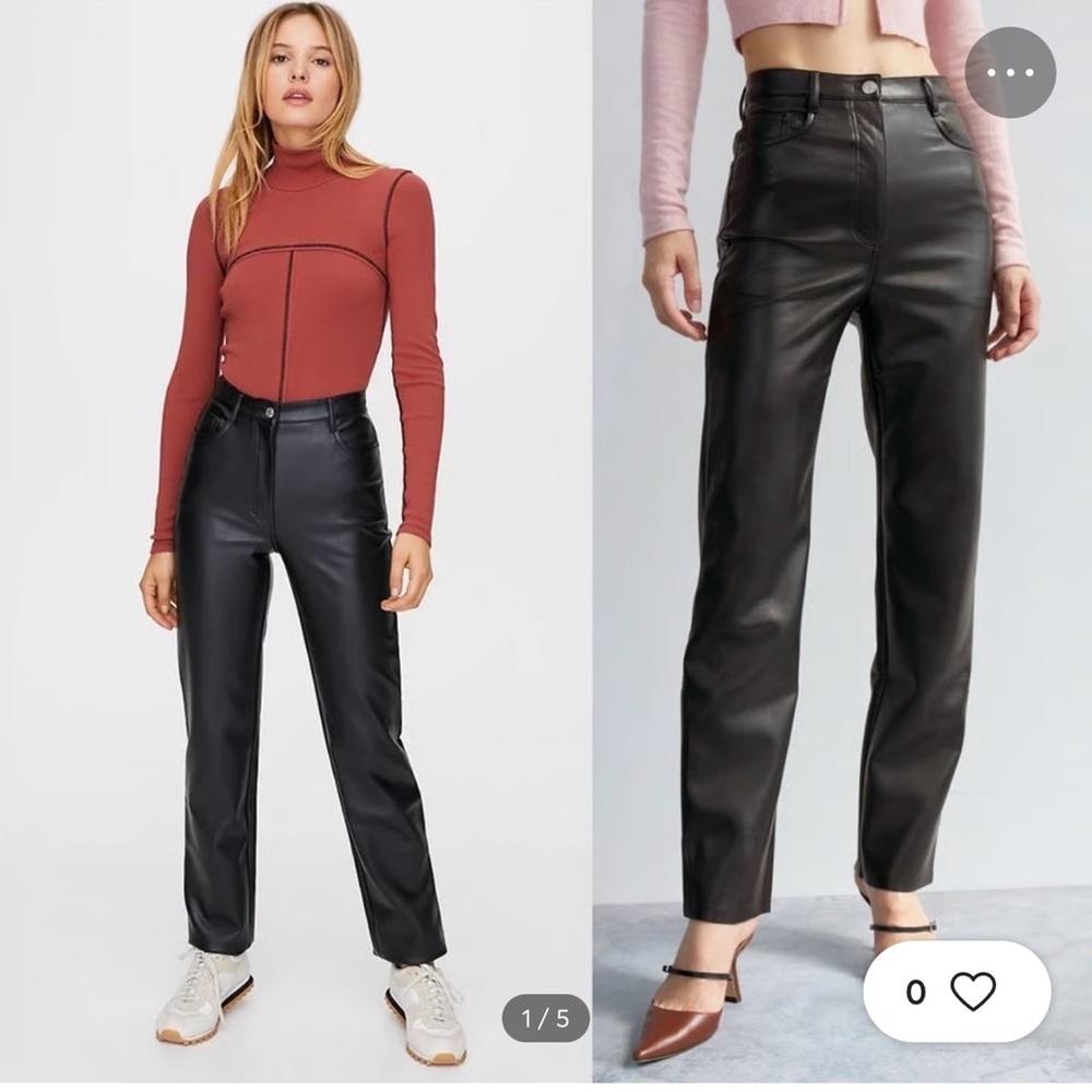 Wilfred Black Leather Pants 🖤